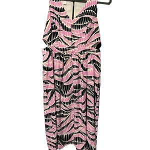 Mid Length Multi Colored Dress